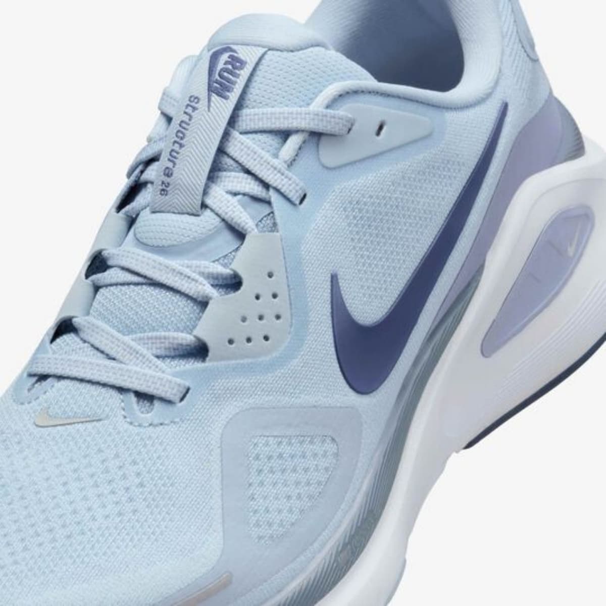 Nike Structure 26 Hardloopschoenen Heren Licht Blauw 44 thumbnail 4