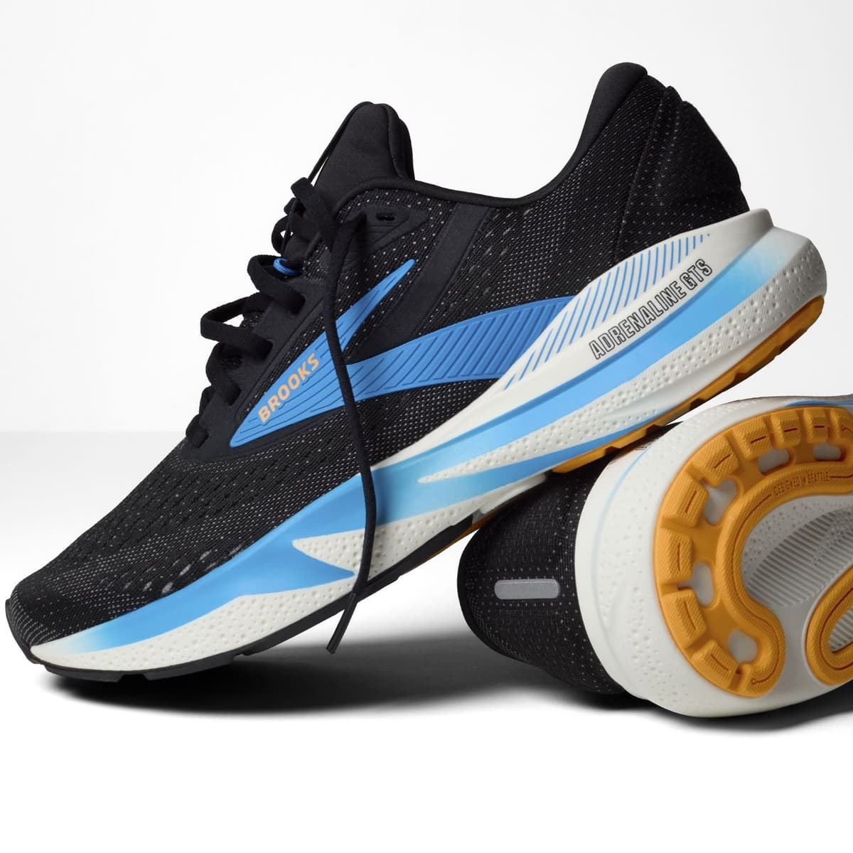 Brooks Adrenaline Gts 24 Hardloopschoenen Heren Zwart 45.5 thumbnail 6