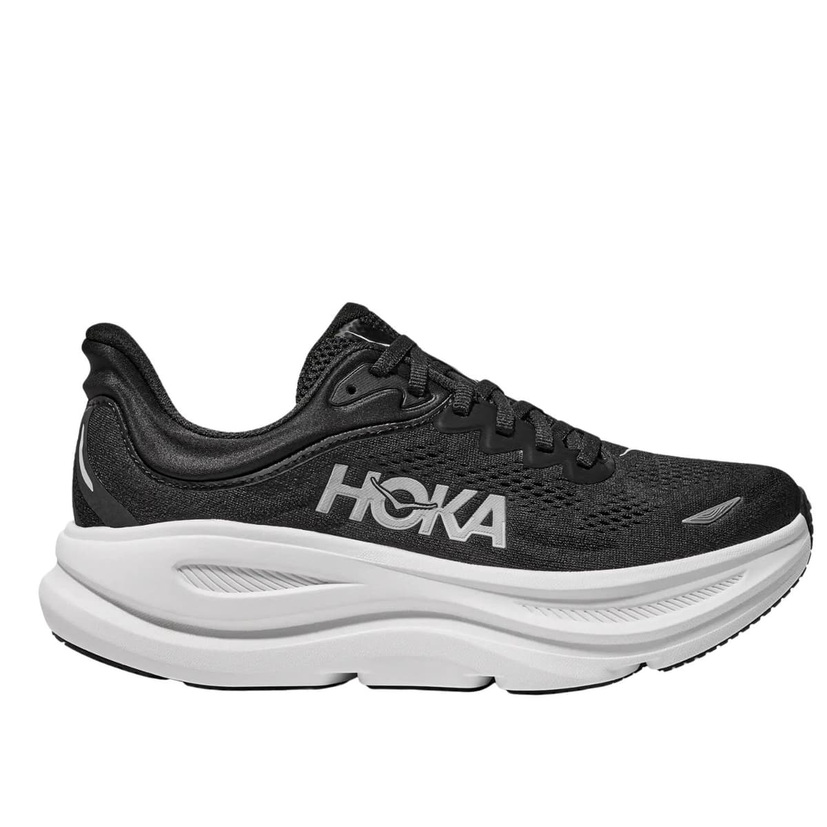 Hoka Bondi 9 Hardloopschoenen Heren Zwart 43