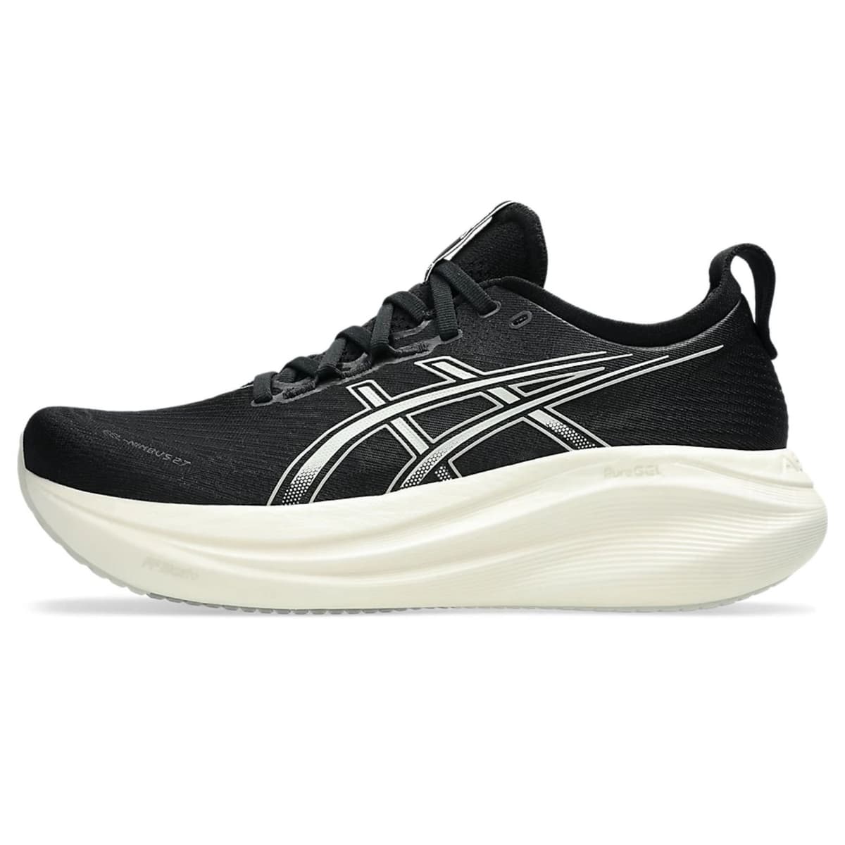 Asics Gel-nimbus 27 Hardloopschoenen Heren Zwart 42.5 thumbnail 2