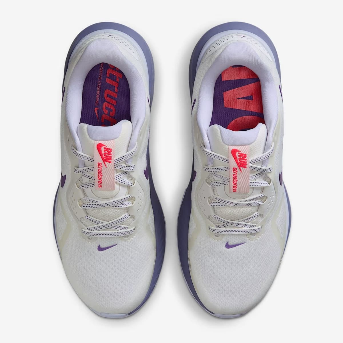 Nike Structure 26 Hardloopschoenen Dames Wit 40.5 thumbnail 5