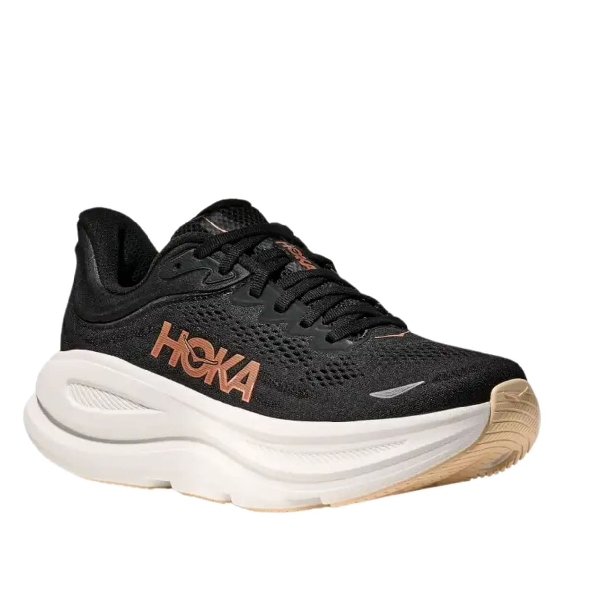 Hoka Bondi 9 Hardloopschoenen Dames Zwart 40.5 thumbnail 4