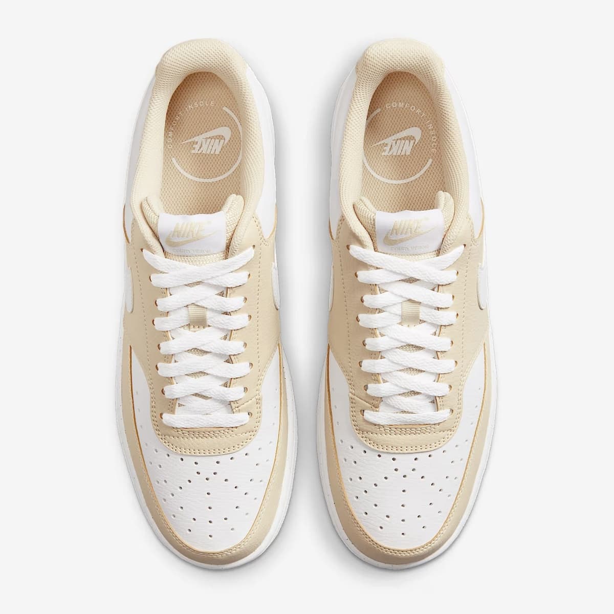 Nike Court Vision Low Sneakers Heren Khaki 43 thumbnail 4