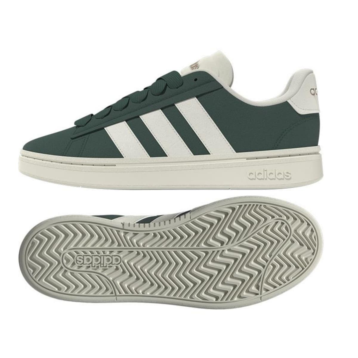 Adidas Grand Court Alpha 00's Sneakers Heren Groen 44 thumbnail 3