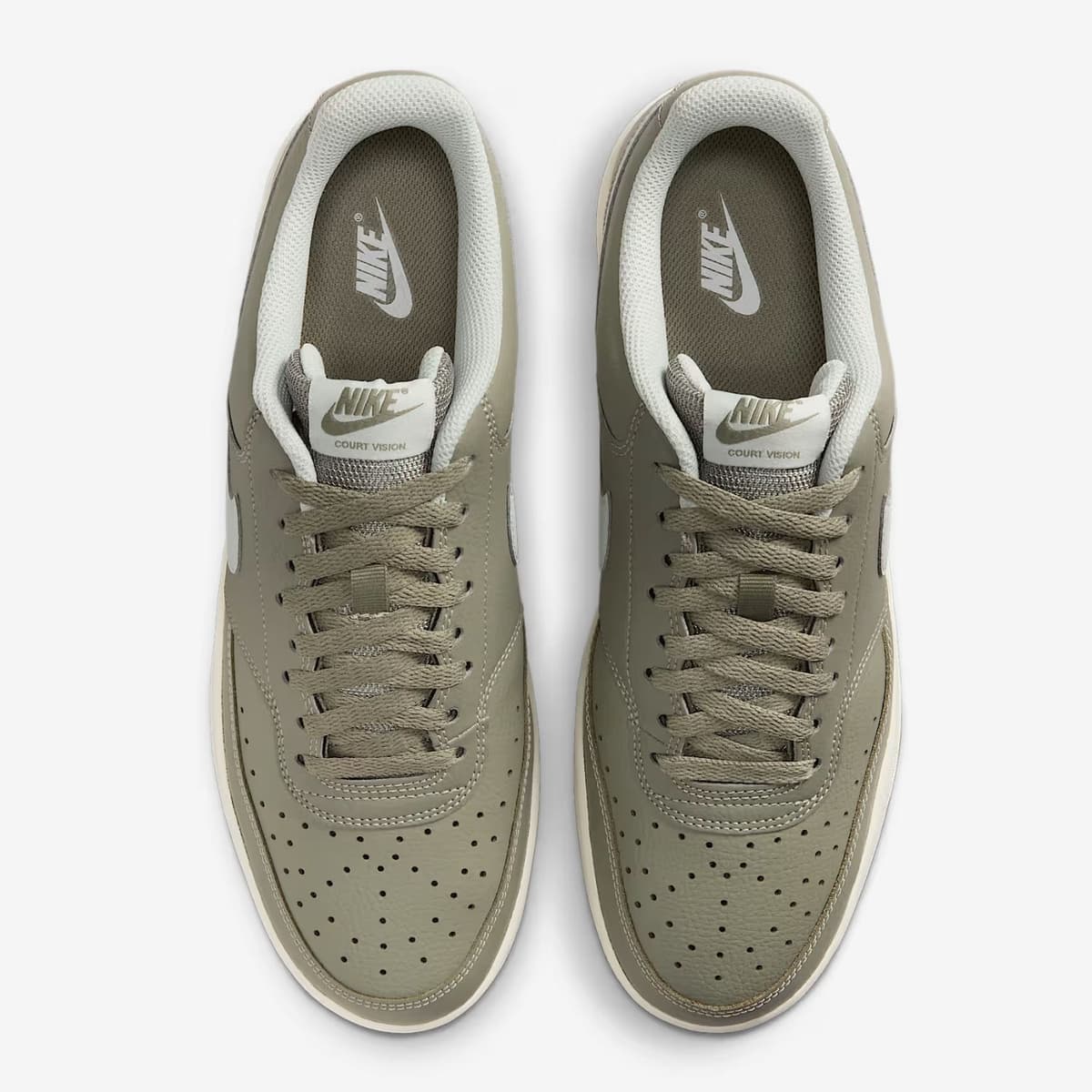 Nike Court Vision Low Sneakers Heren Groen 44.5 thumbnail 5