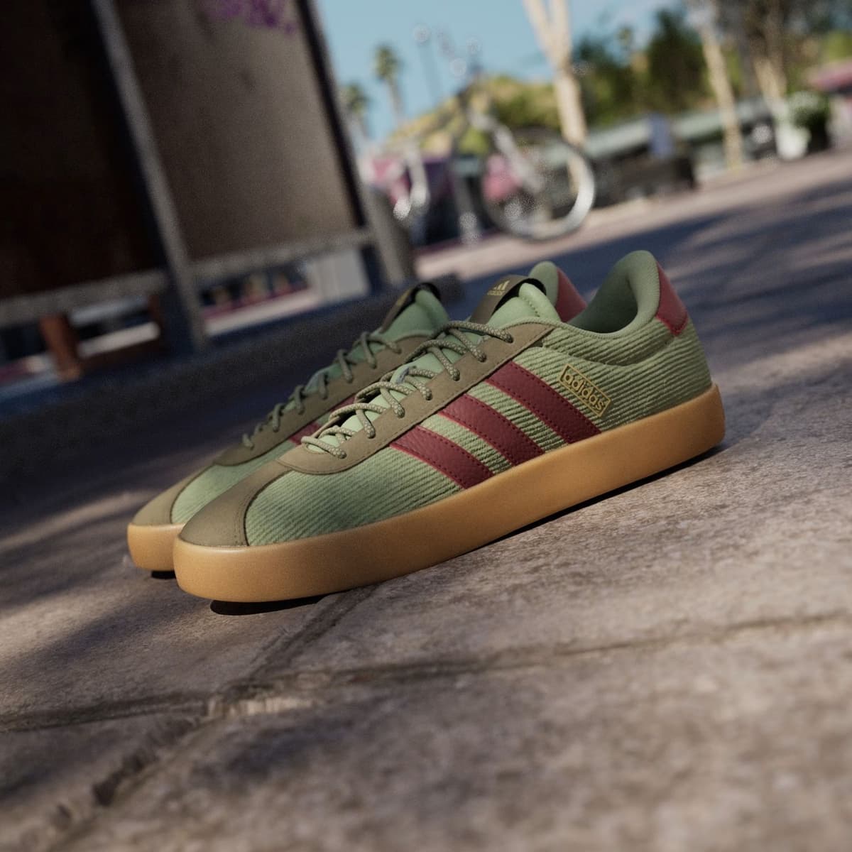 Adidas Vl Court 3.0 Sneakers Heren Groen 46.5 thumbnail 3