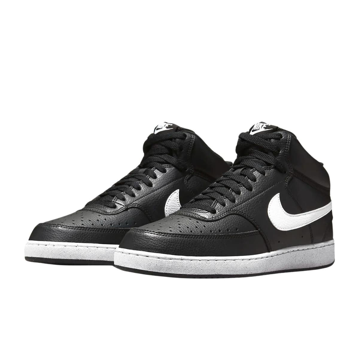 Nike Court Vision Mid Sneakers Heren Zwart 45.5 thumbnail 4
