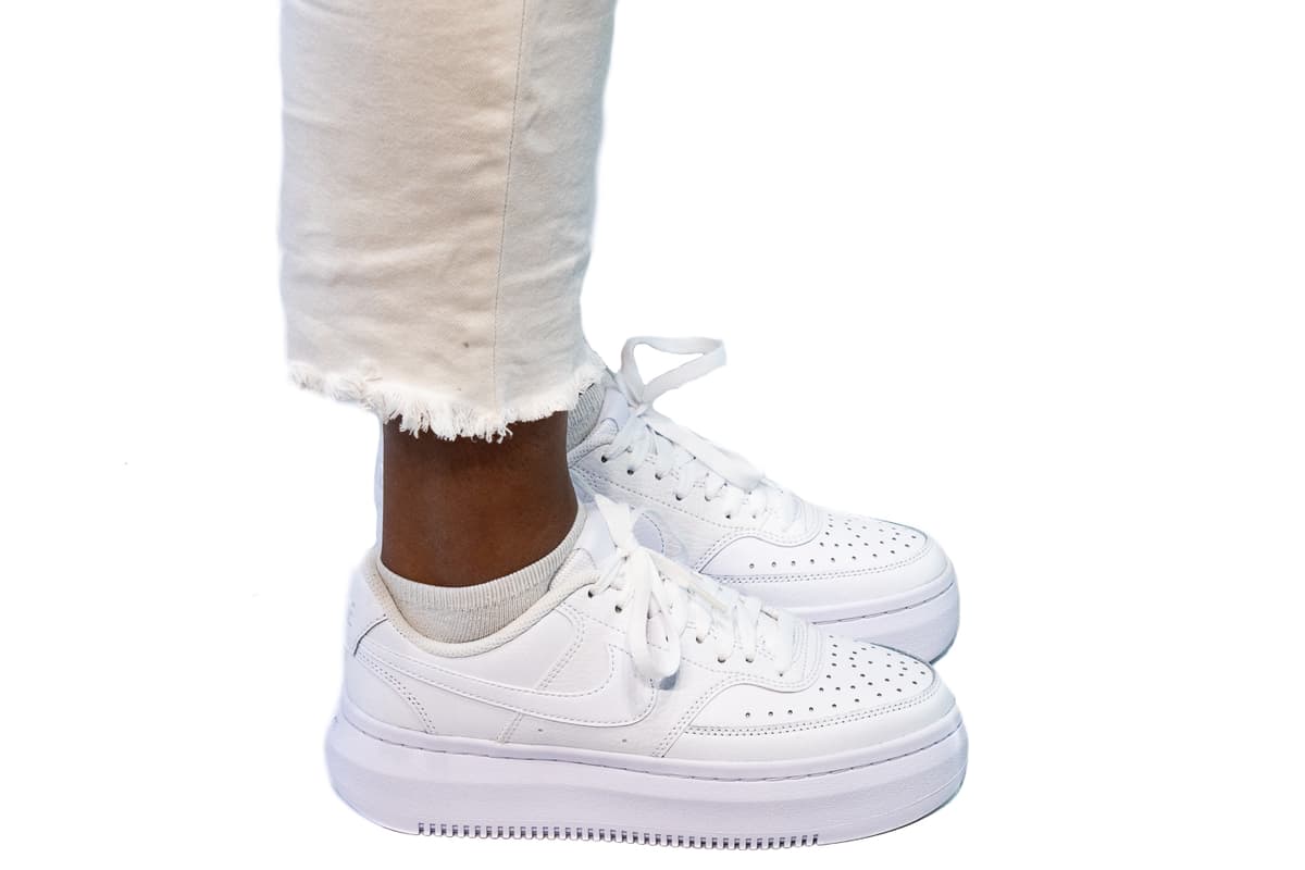 Nike Court Vision Alta Sneakers Dames Wit 41