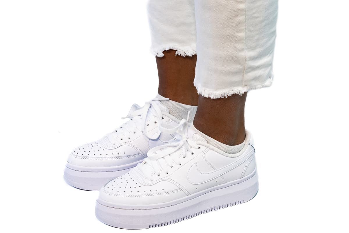 Nike Court Vision Alta Sneakers Dames Wit 41 thumbnail 5