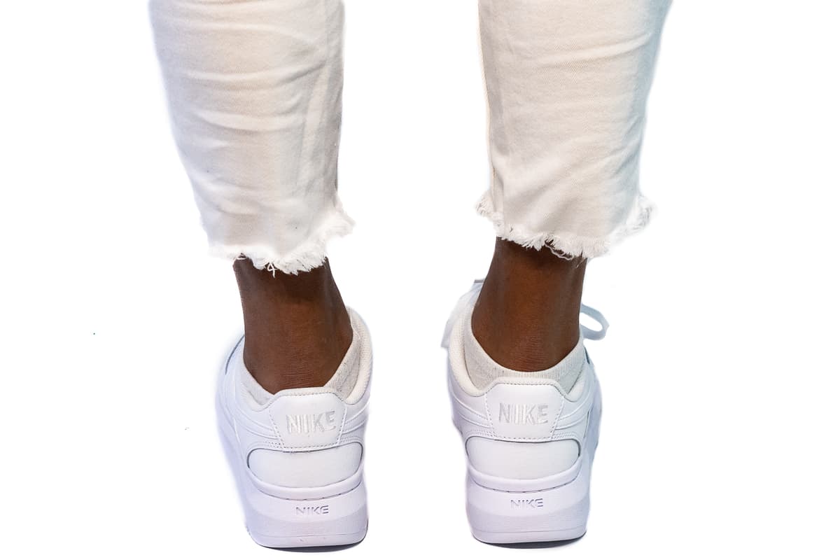 Nike Court Vision Alta Sneakers Dames Wit 41 thumbnail 4