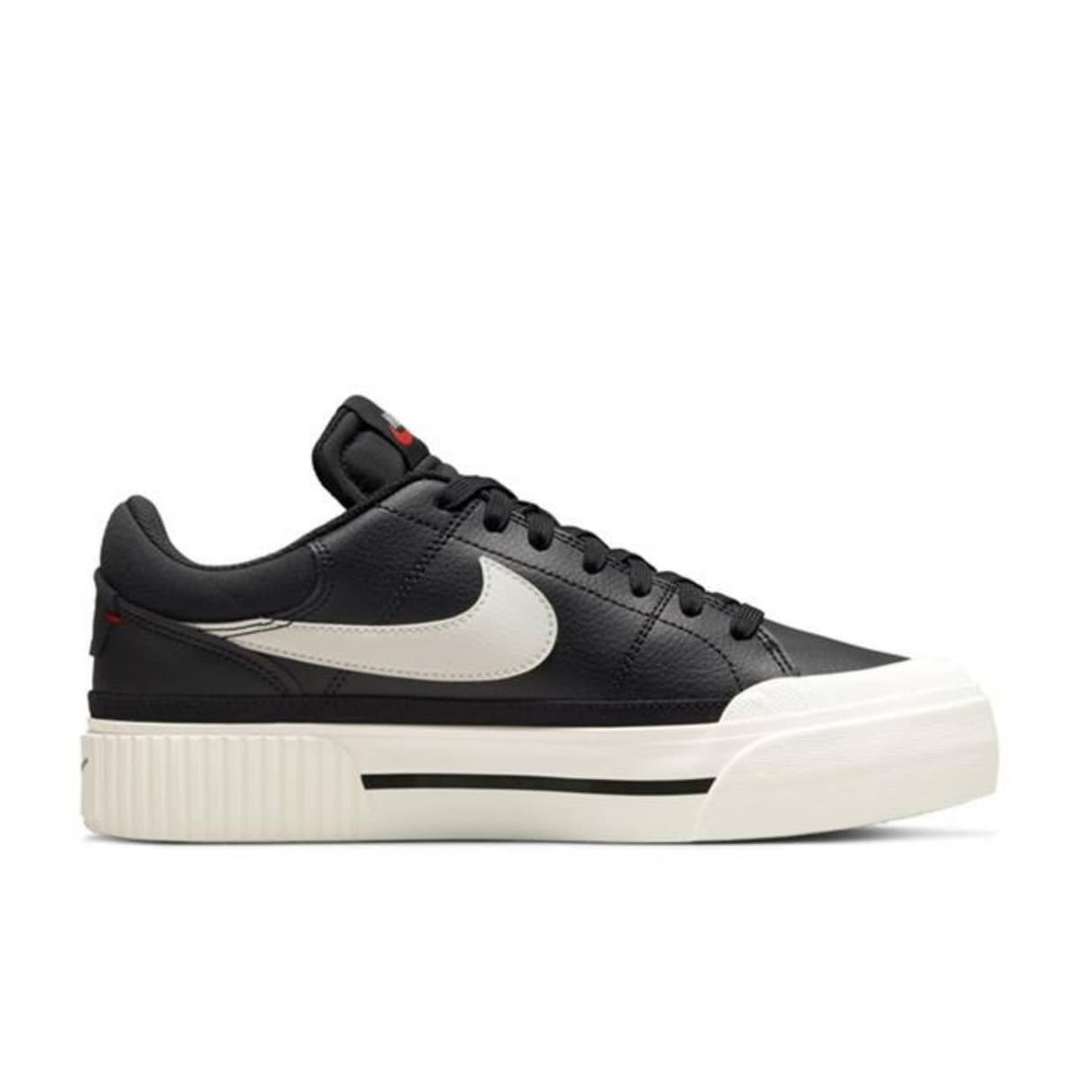 Nike Court Legacy Lift Sneakers Dames Zwart 37.5