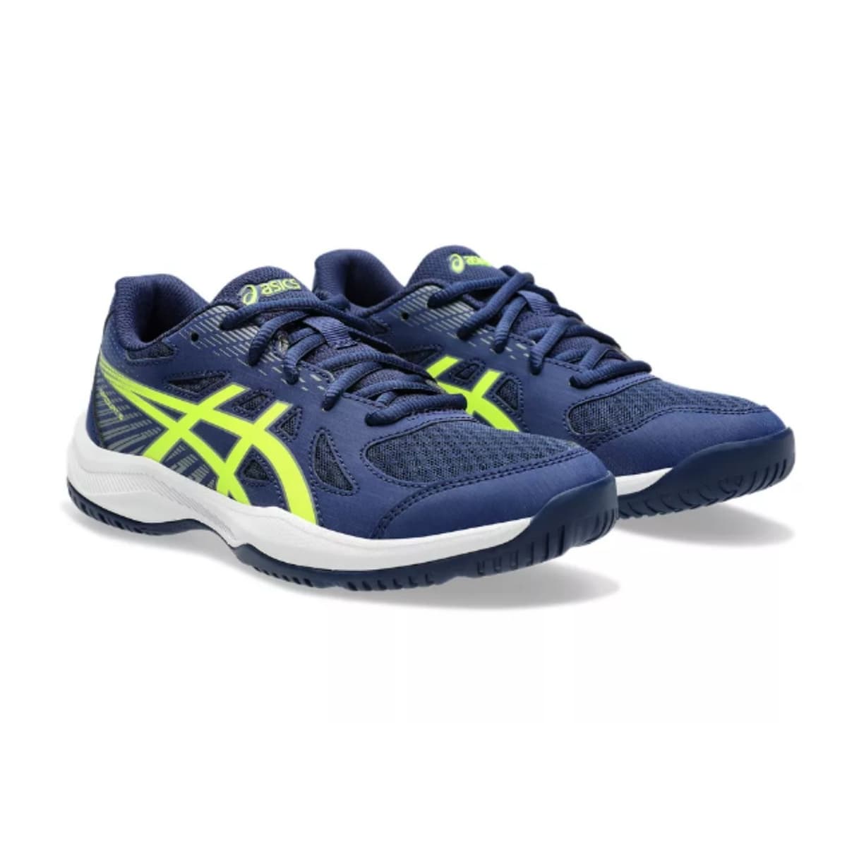 Asics Upcourt 6 Gs Indoorschoenen Jr Blauw 33.5 thumbnail 4