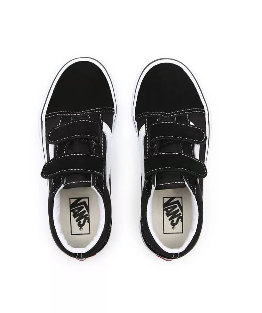 Vans Old Skool Velcro Sneakers Jongens Zwart 34 thumbnail 5