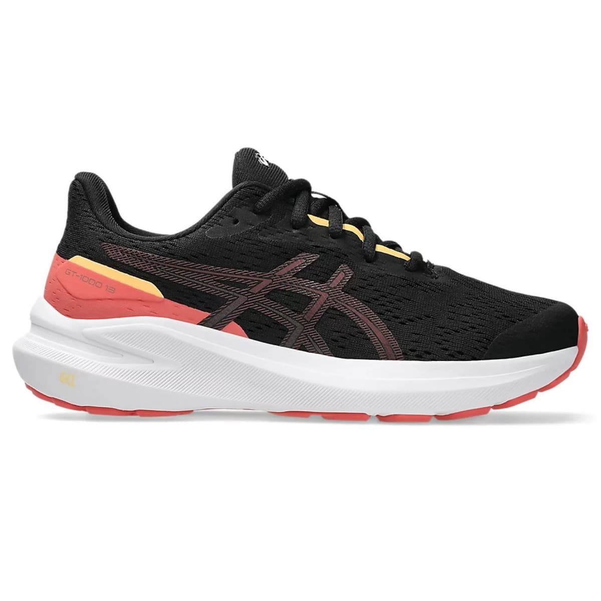 Asics Gt-1000 13 Gs Hardloop Schoenen Jr Zwart 32.5