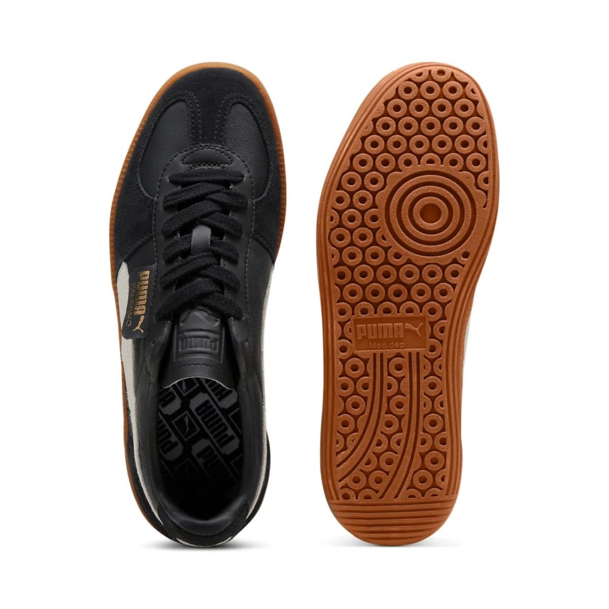 Puma Palermo Lth Sneakers Sr Zwart 45 thumbnail 3