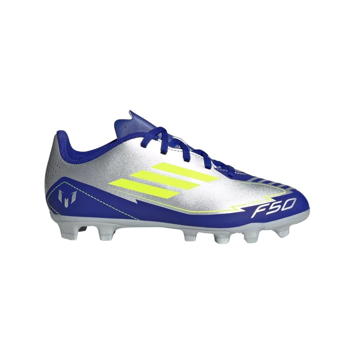 Adidas F50 Club Fg/mg J Messi Voetbalschoenen Jr Zilver 36.5