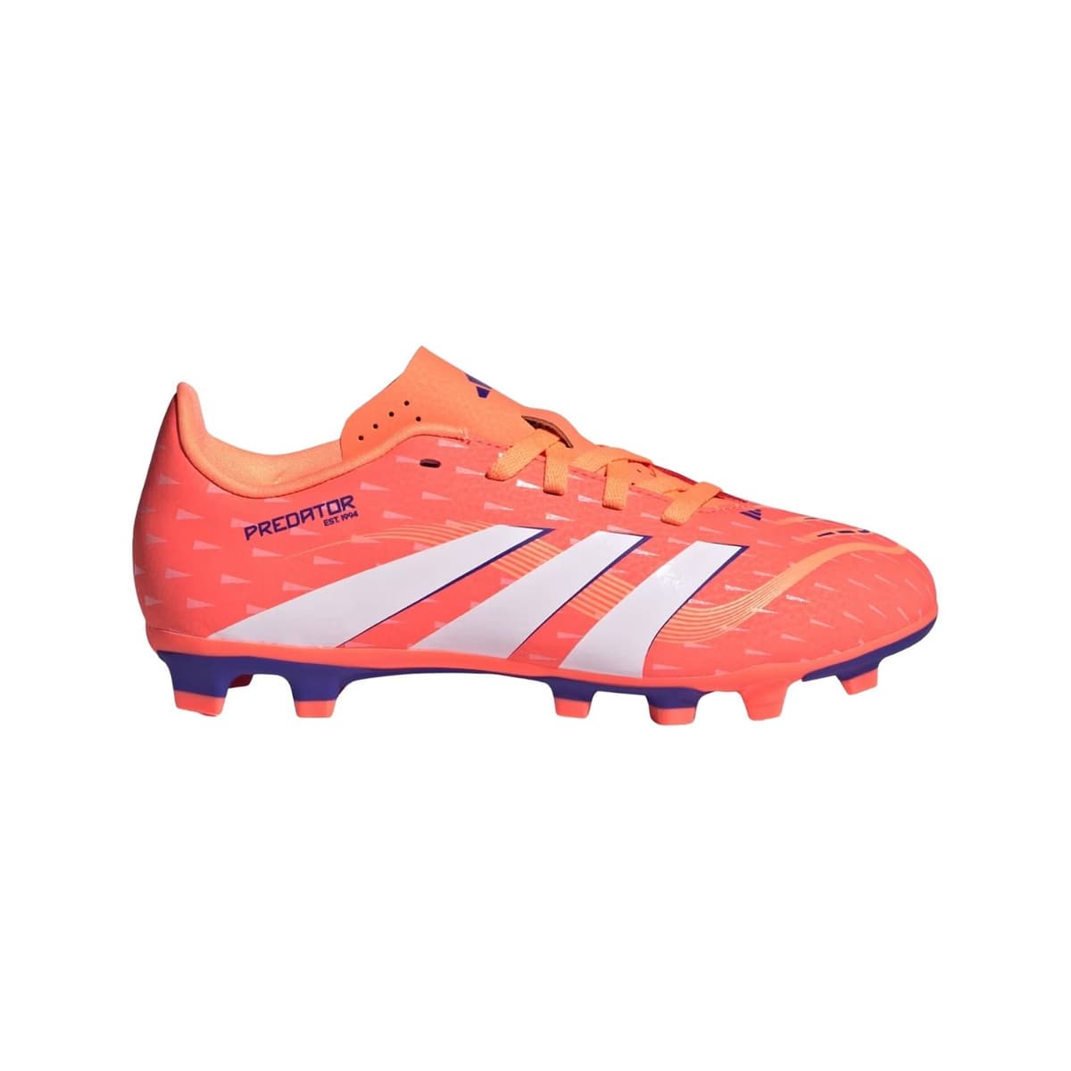 Adidas Predator Club Fg/mg J Voetbalschoenen Jr Oranje 36.5