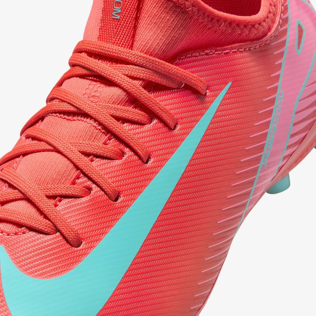 Nike Jr Zoom Vapor Academy Fg/mg Voetbalschoenen Jr Rood 37.5 thumbnail 3