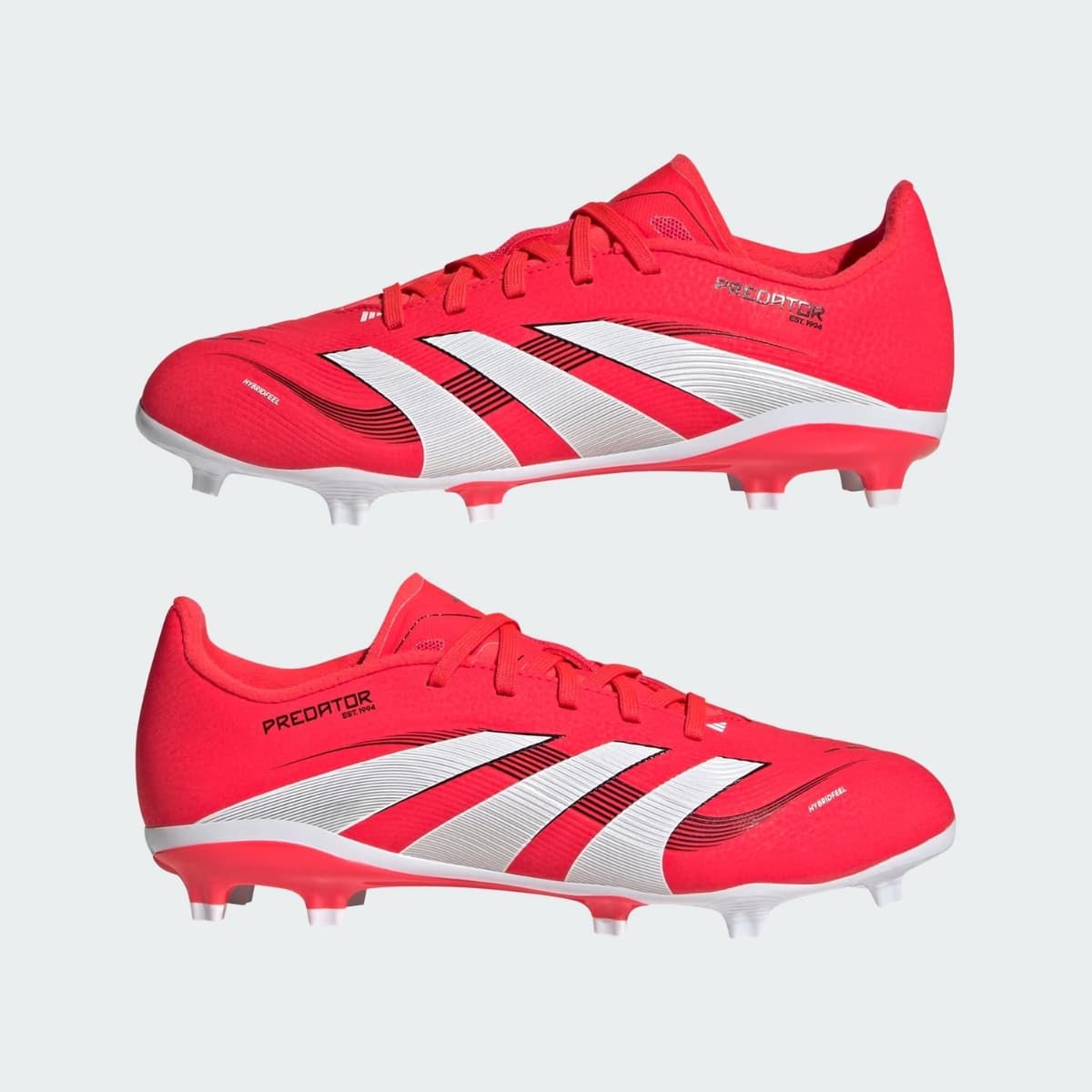 Adidas Predator League Fg/mg Voetbalschoenen Jr Rood 36.5 thumbnail 4