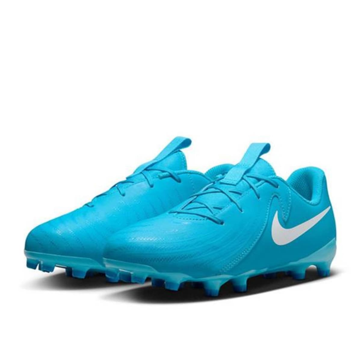 Nike Phantom Gx Ii Academy Fg/mg Voetbalschoenen Jr Blauw 38.5 thumbnail 4