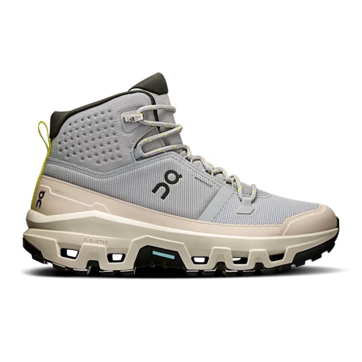 On Cloudrock Mid Wp Wandelsneakers Dames Grijs 38