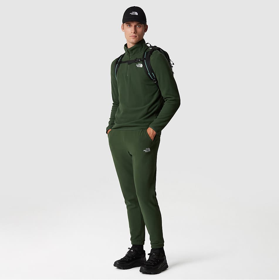The North Face 100 Glacier Full-zip Fleece Vest Heren Groen S thumbnail 3