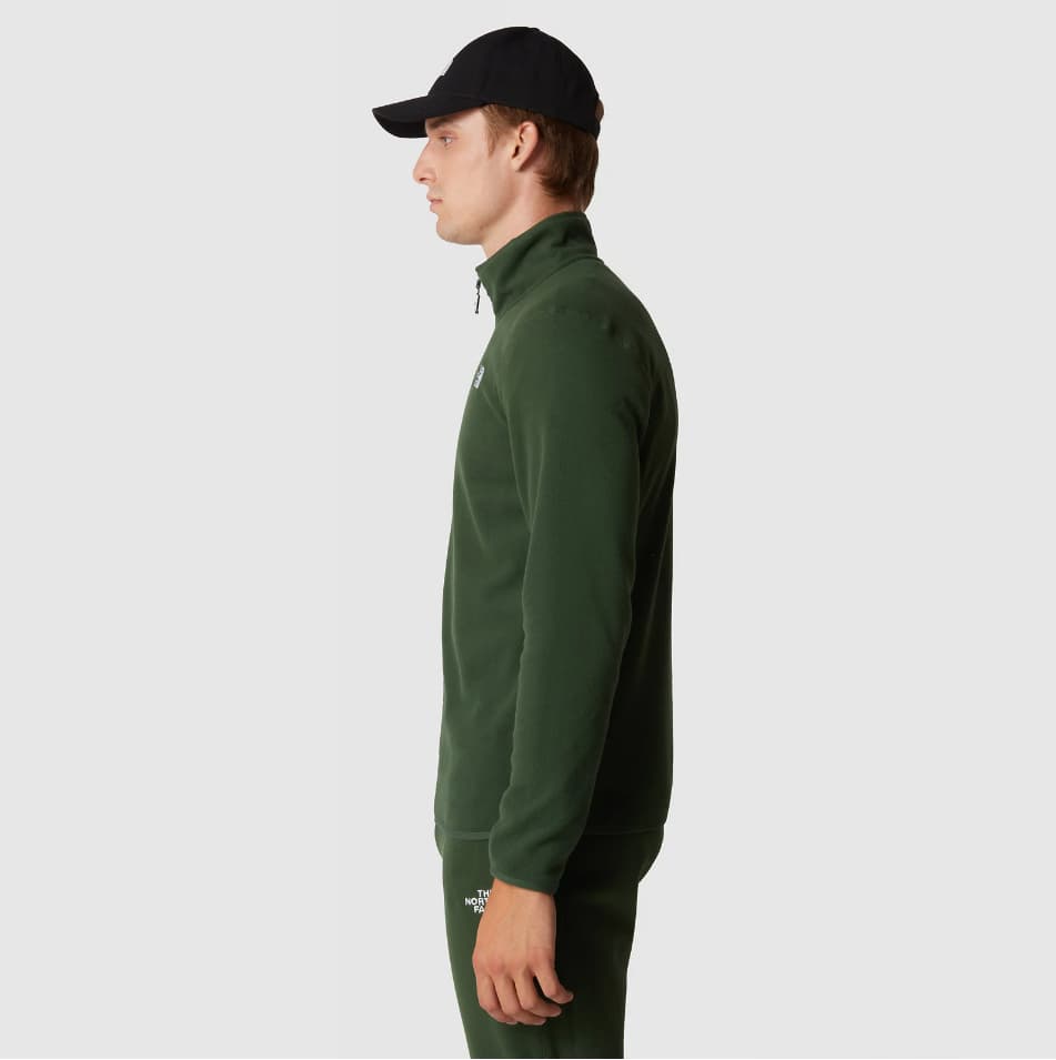 The North Face 100 Glacier Full-zip Fleece Vest Heren Groen S thumbnail 2