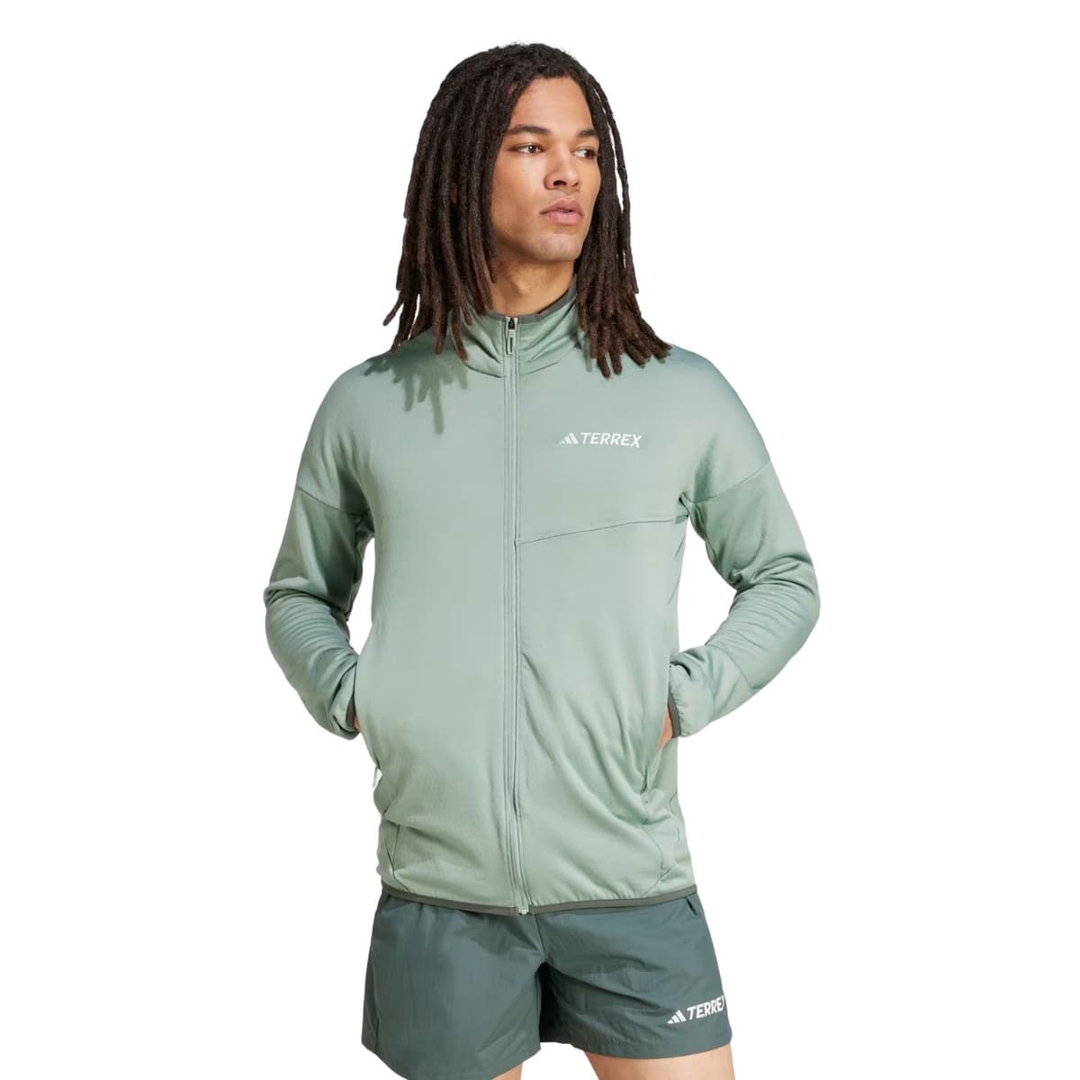 Adidas Terrex Xperior Climawarm Light Fleece Vest Heren Groen Xl