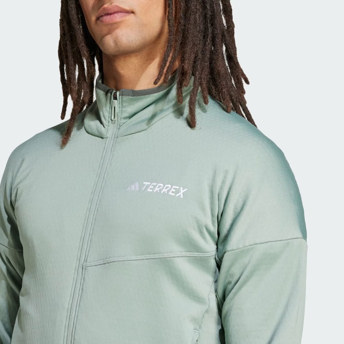 Adidas Terrex Xperior Climawarm Light Fleece Vest Heren Groen Xl thumbnail 2