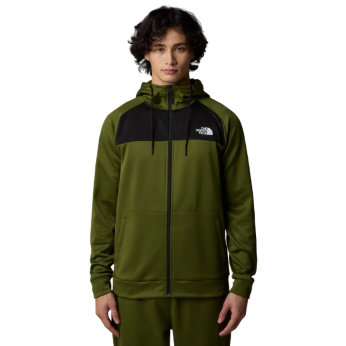 The North Face Reaxion Fleece F/z Fleece Vest Heren Donkergroen S thumbnail 2