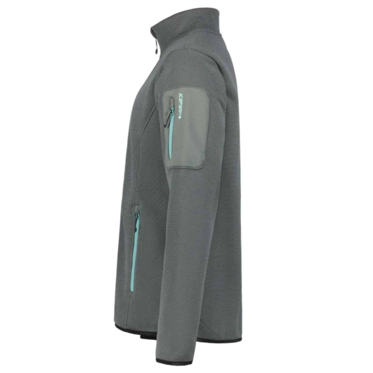 Ice Peak Bredstedt Fleece Vest Heren Donkergroen 2xl thumbnail 5