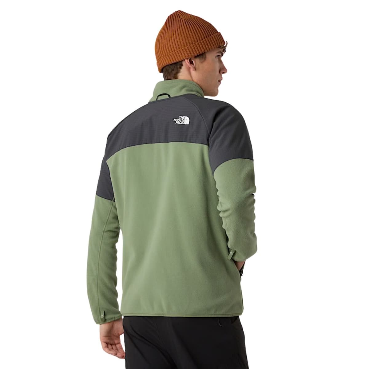 The North Face Glacier Heavyweight Full Zip Fleece Vest Heren Groen Dessin L thumbnail 2