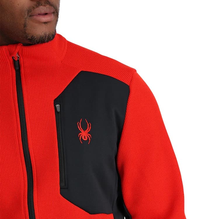 Spyder Bandit Fleece Vest Heren Rood Dessin S thumbnail 2