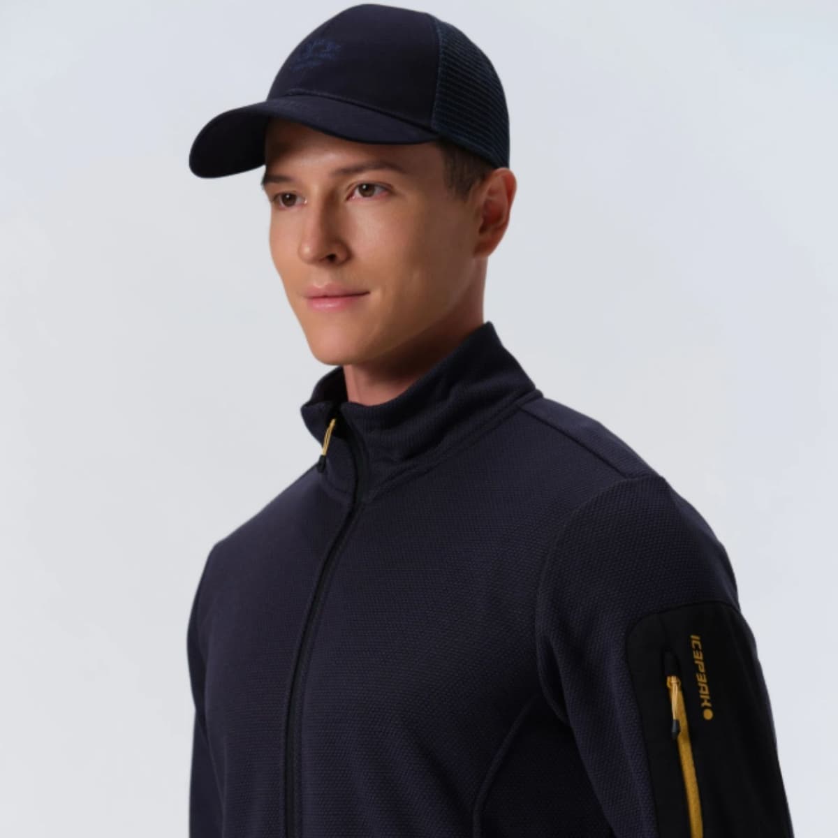 Ice Peak Bredstedt Fleece Vest Heren Donkerblauw 2xl thumbnail 3