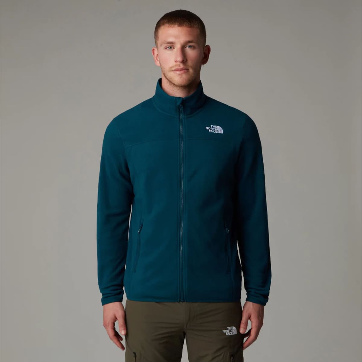 The North Face 100 Glacier Full-zip Fleece Vest Heren Petrol Xs