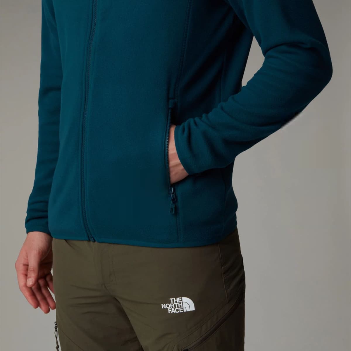 The North Face 100 Glacier Full-zip Fleece Vest Heren Petrol Xs thumbnail 2