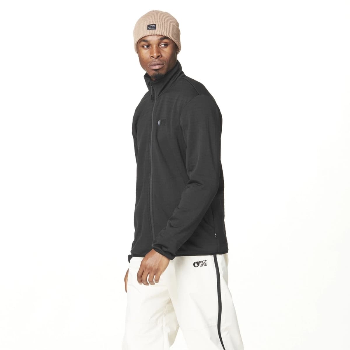 Picture Marlay Tech Fleece Vest Heren Zwart L thumbnail 2