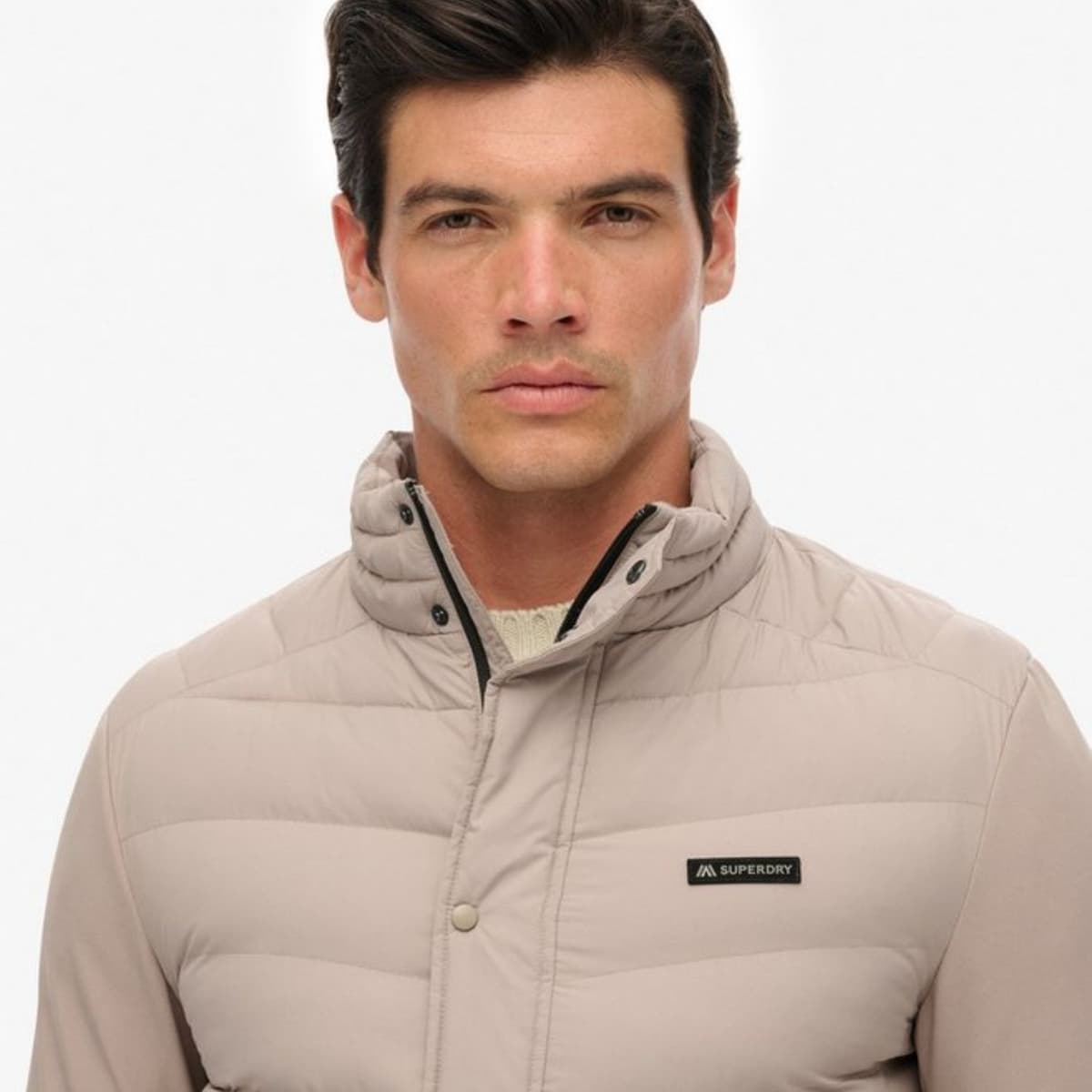 Superdry Storm Popper Softshell Jas Heren Grijs M thumbnail 4