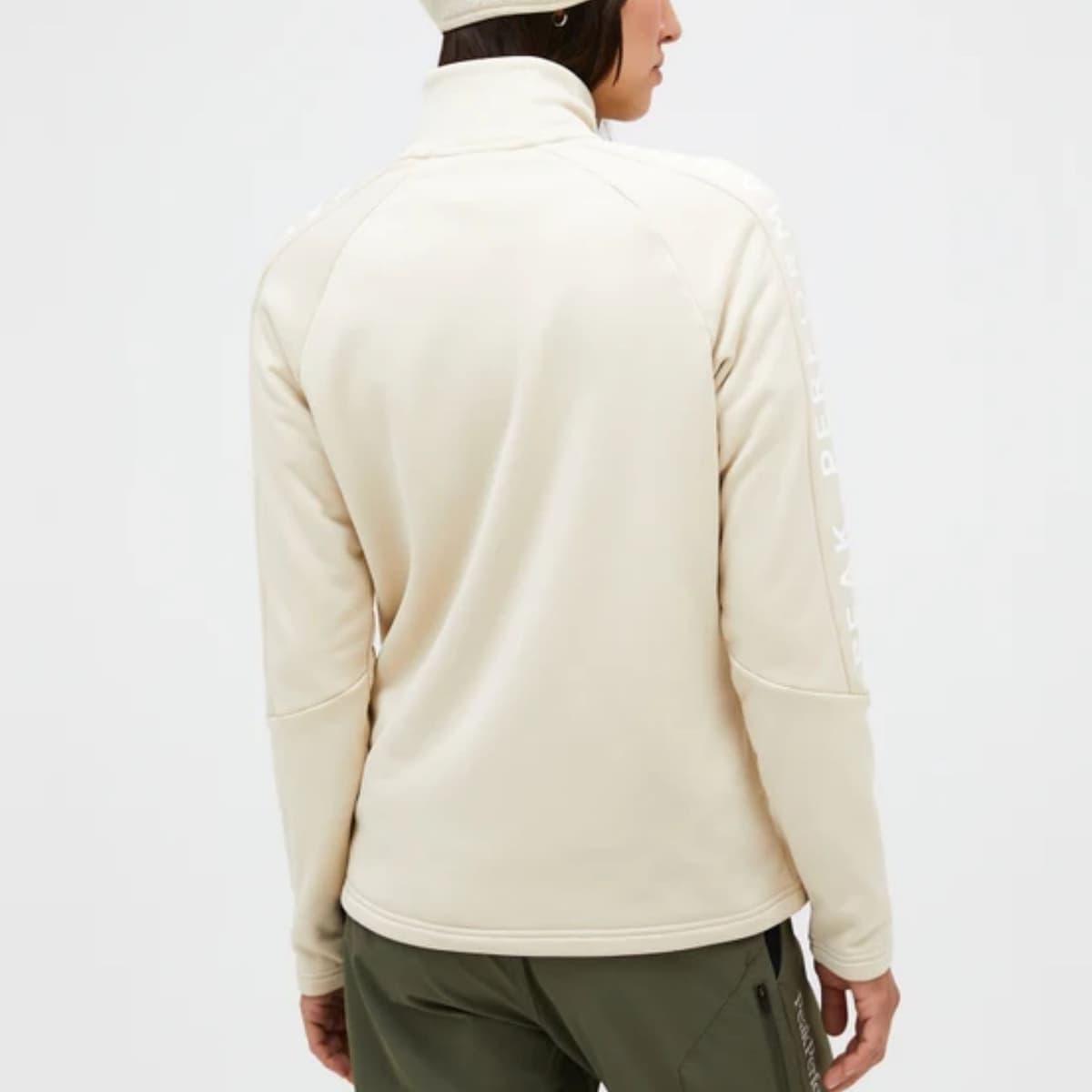 Peak Performance Rider Zip Fleece Vest Dames Zand Xl/42 thumbnail 6