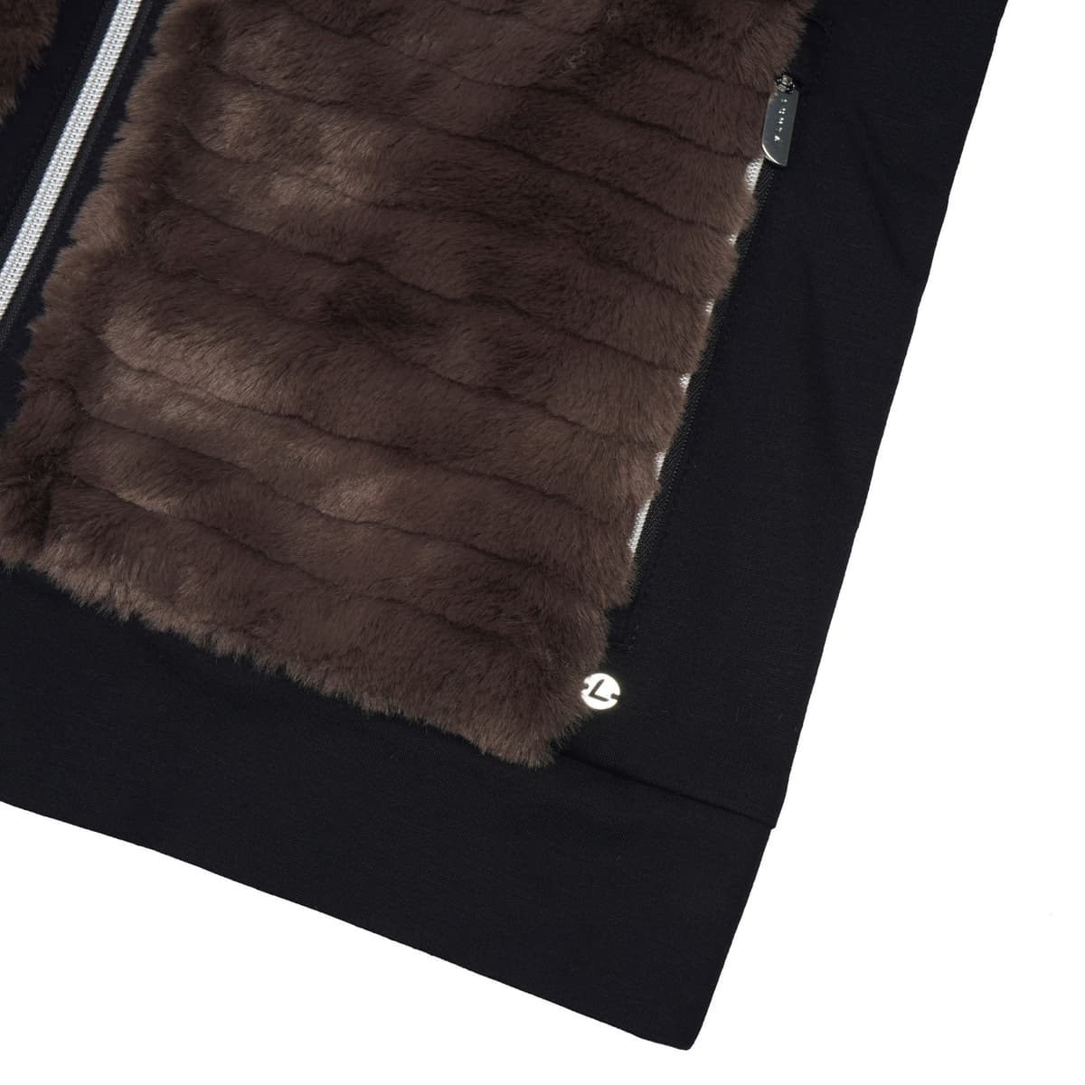 Luhta Isolahti Fleece Vest Dames Bruin 2xl/44 thumbnail 2