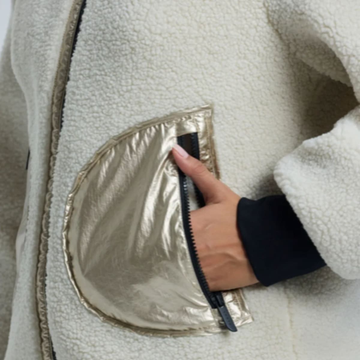 Luhta Iskoinen Fleece Vest Dames Beige M/38 thumbnail 3