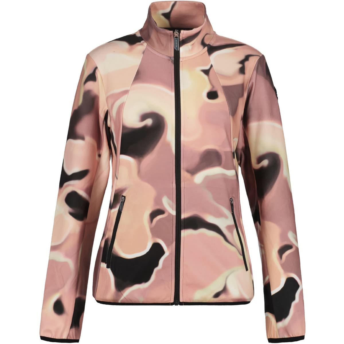 Luhta Auttoinen Fleece Vest Dames Rood Dessin M/38