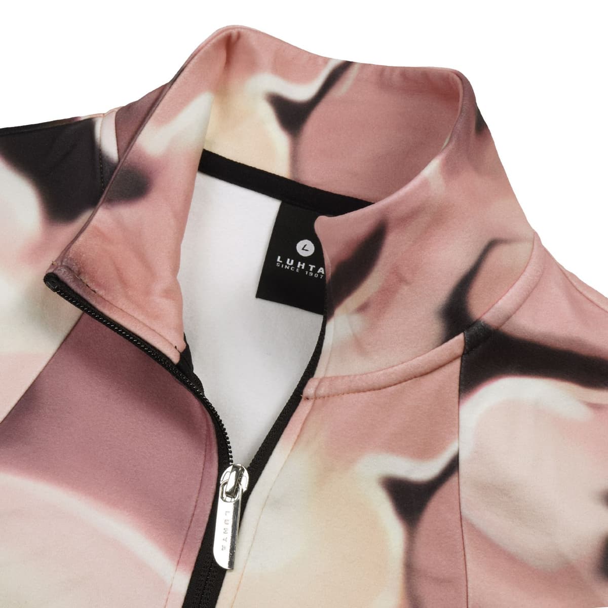 Luhta Auttoinen Fleece Vest Dames Rood Dessin M/38 thumbnail 3