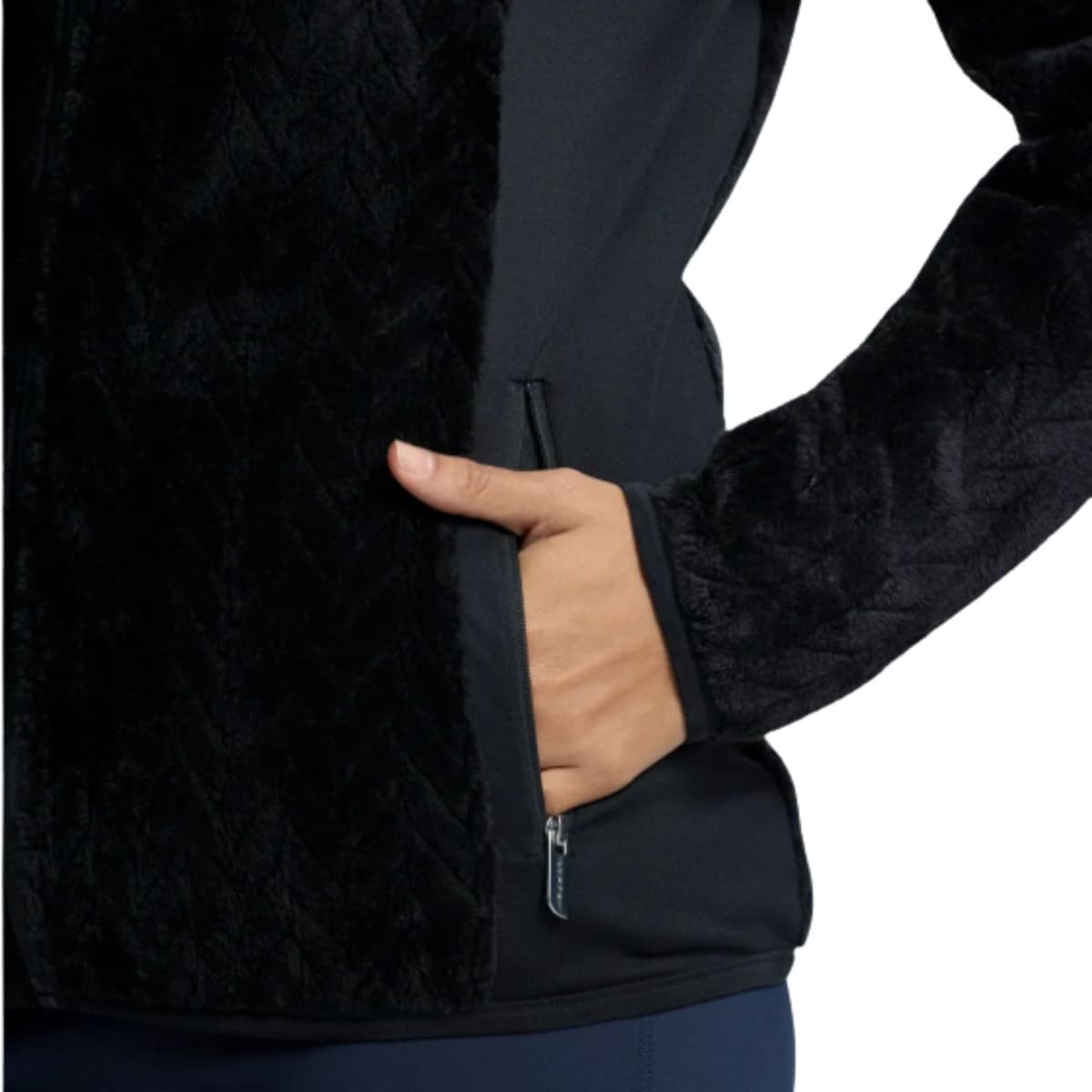 Luhta Ikaala Fleece Vest Dames Zwart L/40 thumbnail 5