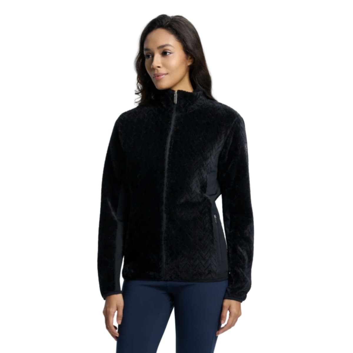 Luhta Ikaala Fleece Vest Dames Zwart L/40 thumbnail 4