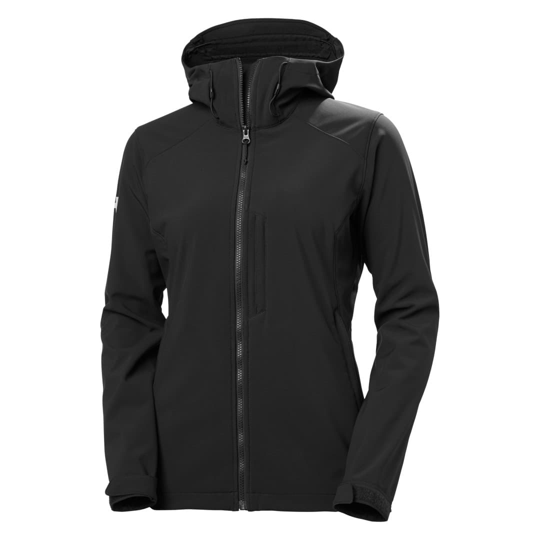 Helly Hansen W Paramount Hooded Soft Shell Jas Dames Zwart M