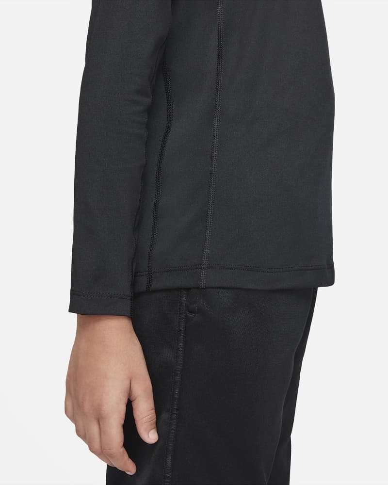 Nike Pro Dri-fit Sportsweater Jongens Zwart 164 thumbnail 3