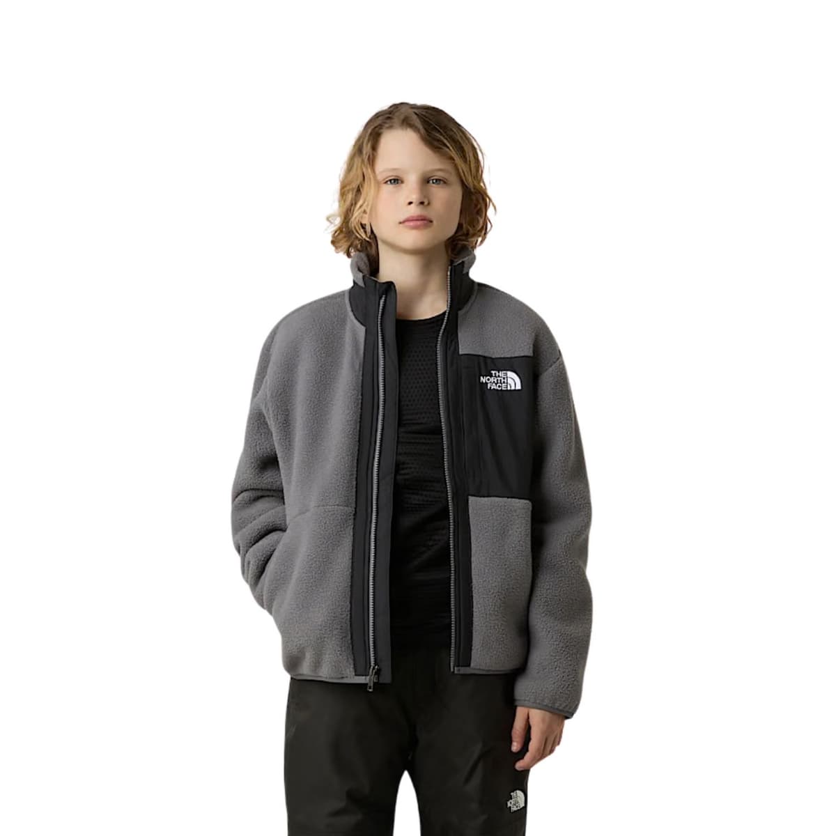 The North Face Yumiori Full Zip Fleecevest Jongens Antraciet 140 thumbnail 4