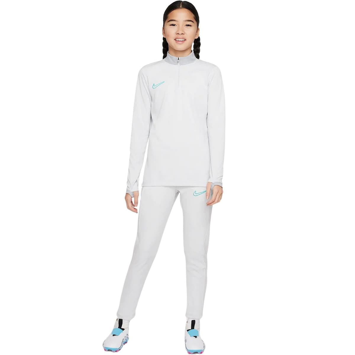 Nike Academy 25 Dri-fit Voetbalsweater  Jr Grijs 128 thumbnail 2