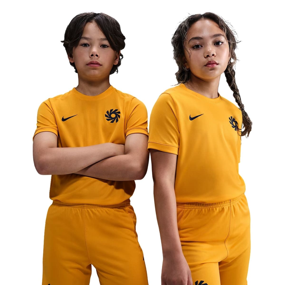 Nike Erling Haaland Academy Voetbalshirt Junior Goud 128